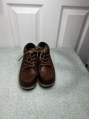 Mix No. 6 Edmund Junior boy Brown Lace-Up Ankle Boots Size 2M